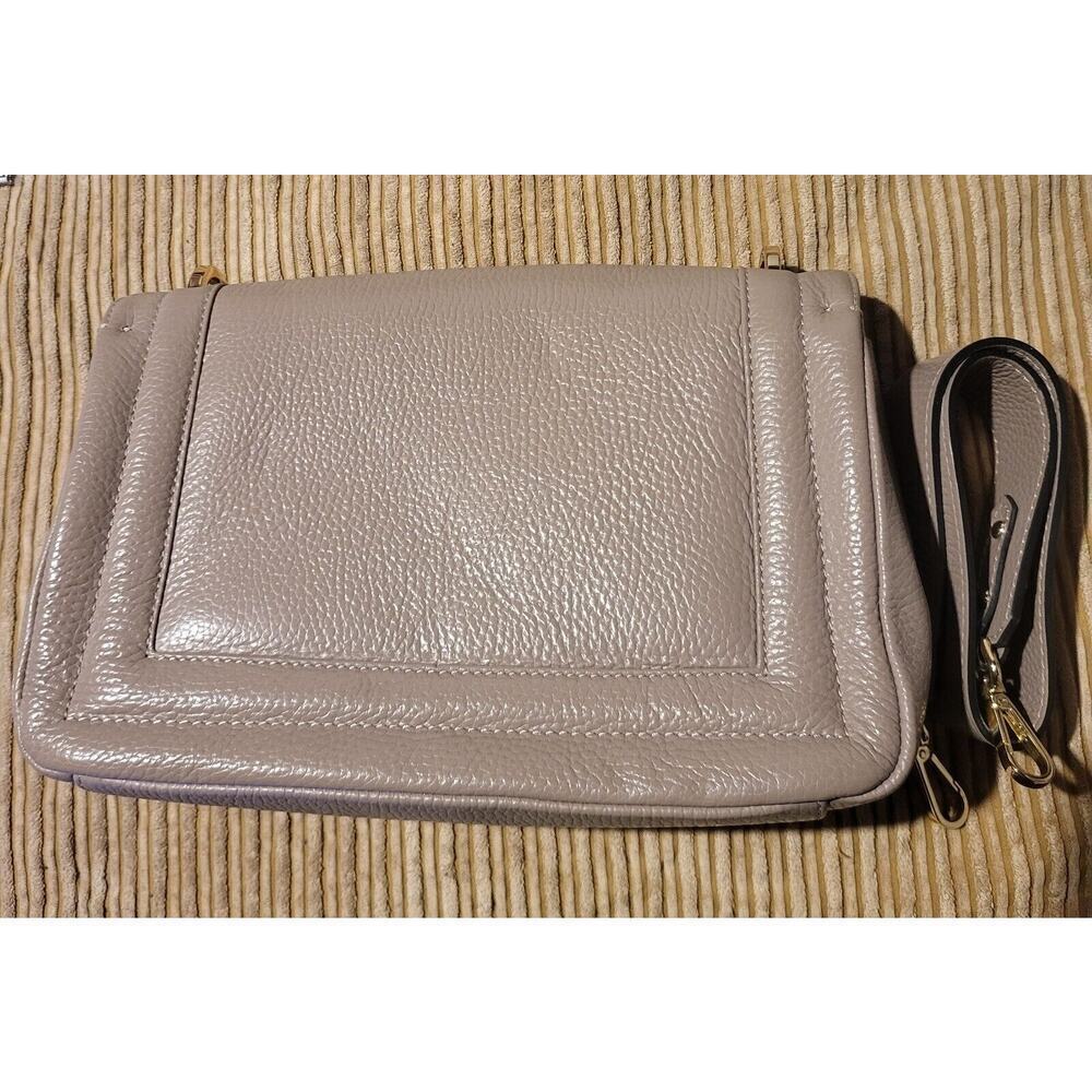 Valentino Alice Taupe leather bag, classic $1095 - Picture 2 of 12